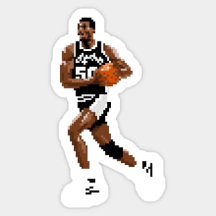 David Robinson Pixel Dribble Sticker